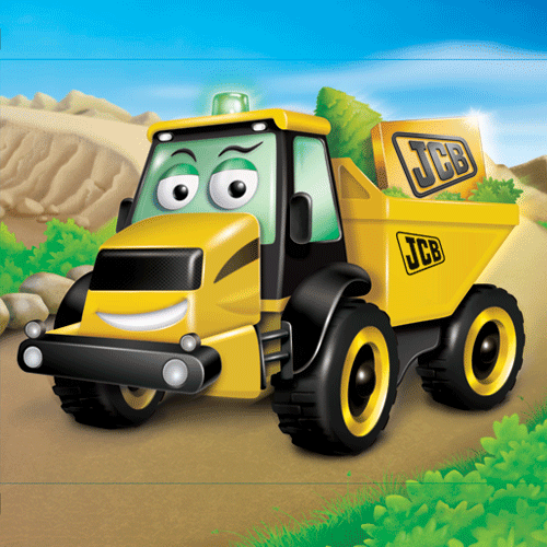 Happy dump truck